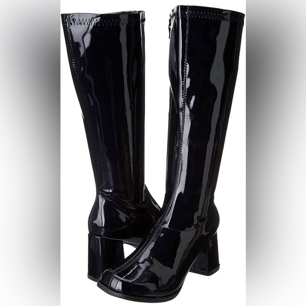 New Ellie Black GoGo Boots 7